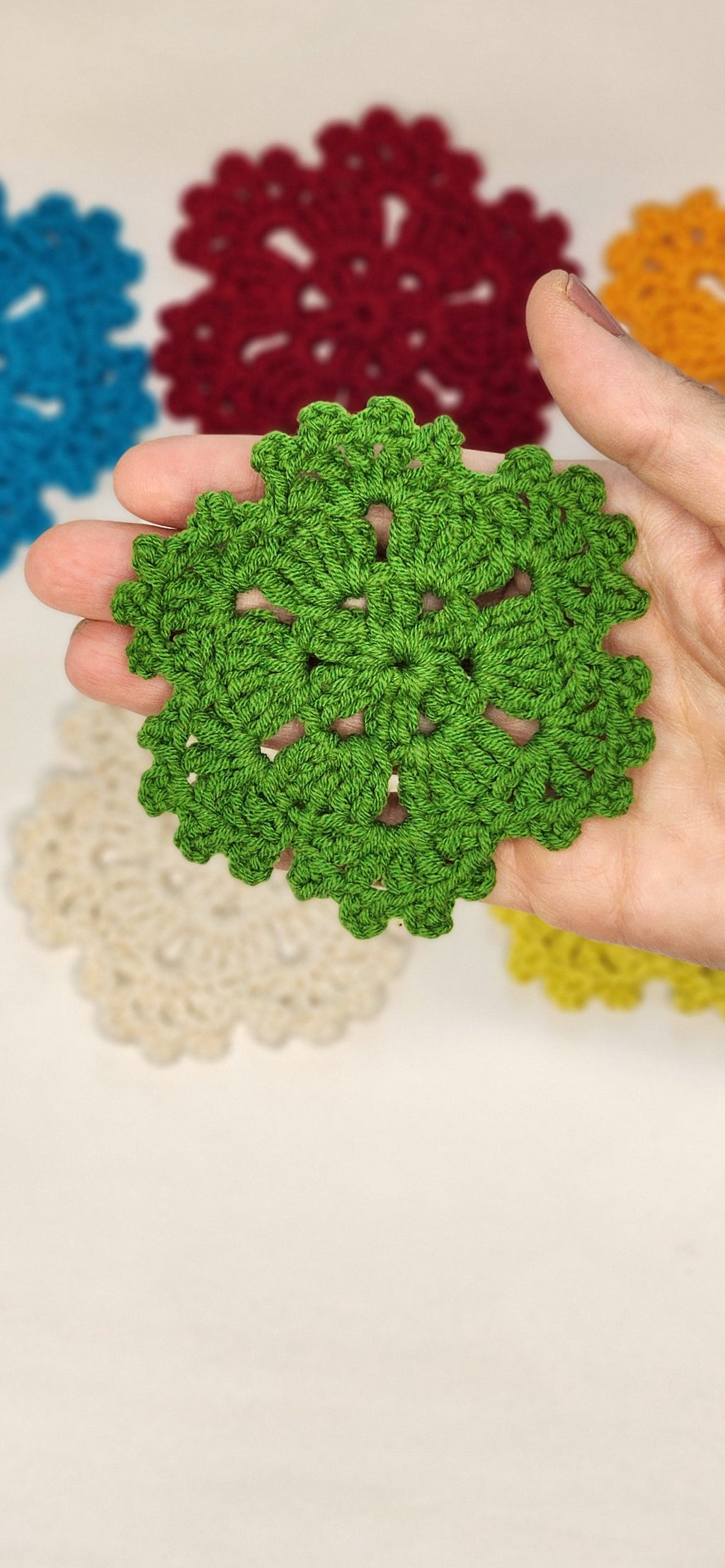 Picot Flower Hexagon Motif Pattern - Beginner-Friendly Crochet Pattern