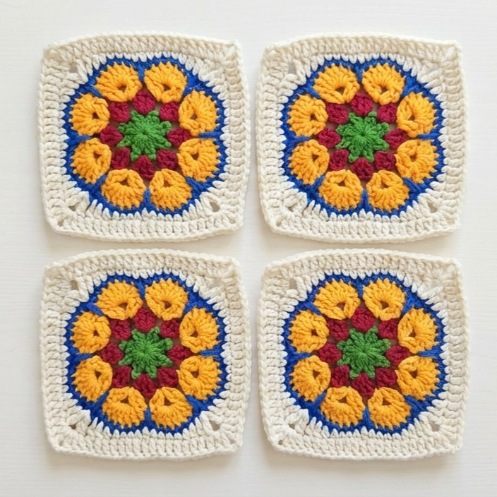 The African Flower Motif Pattern