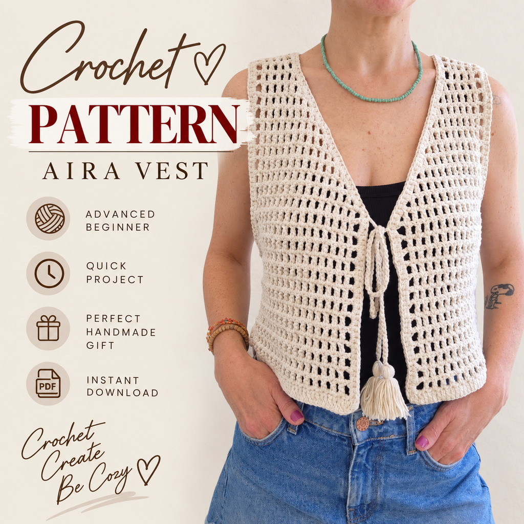 Aira Vest Top Crochet Pattern