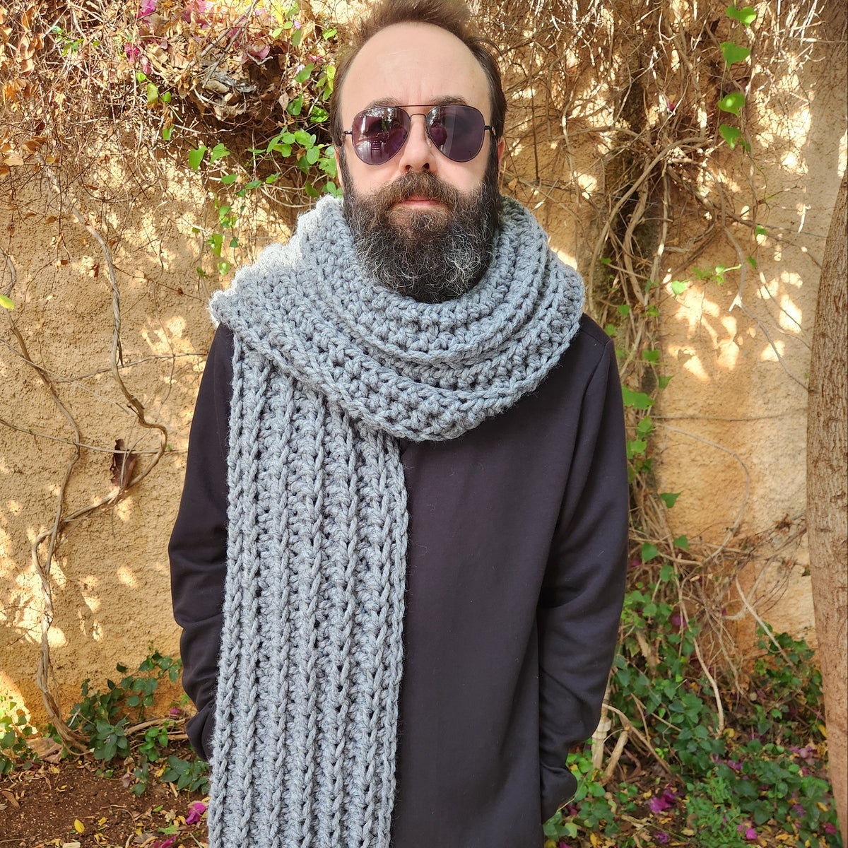 Chunky Scarf Pattern - Beginner-Friendly Crochet Pattern PDF 2211