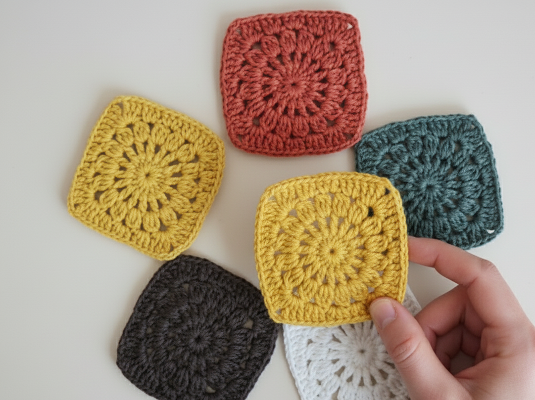 Sunshine Motif Crochet Pattern