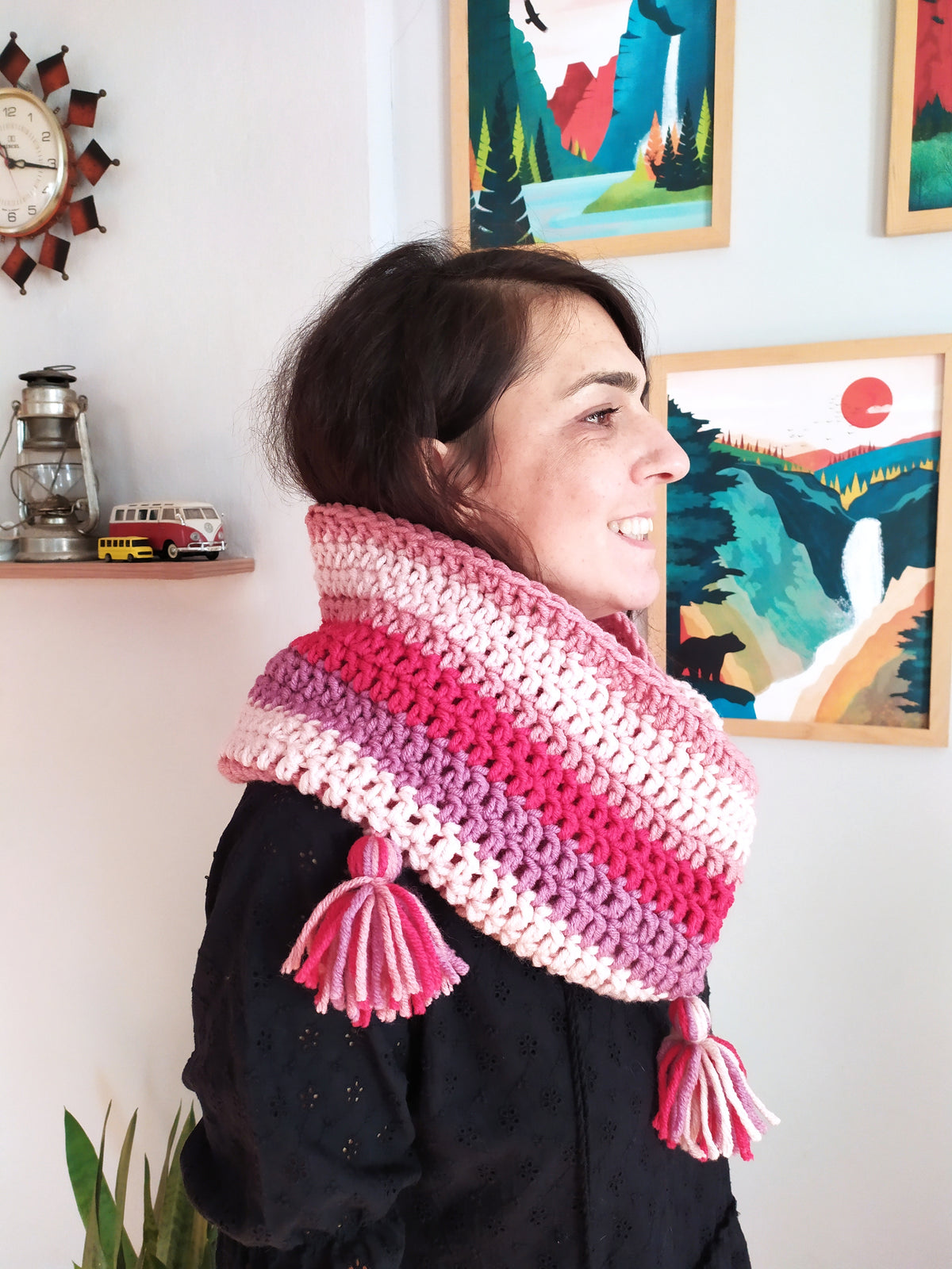 Enid Inspired Crochet Snood Pattern
