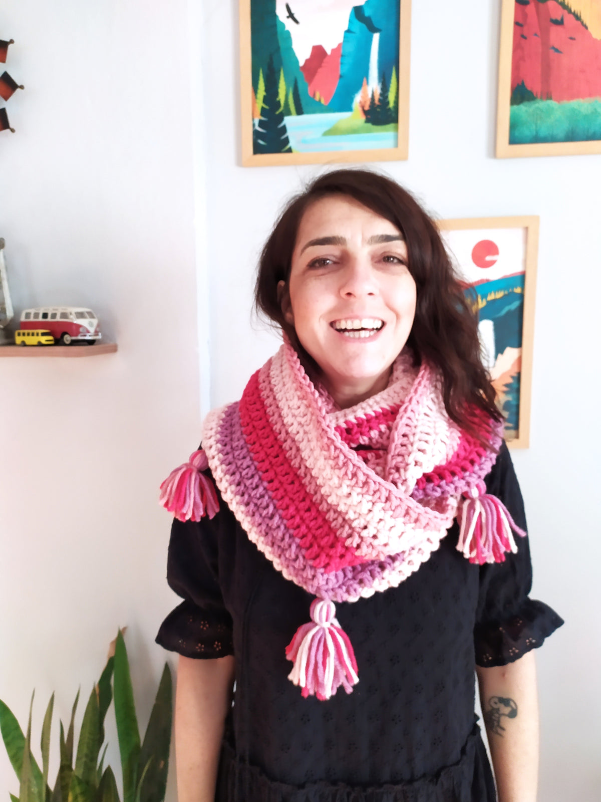 Enid Inspired Crochet Snood Pattern