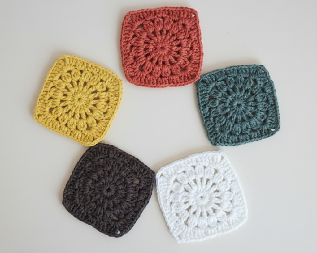 Sunshine Motif Crochet Pattern