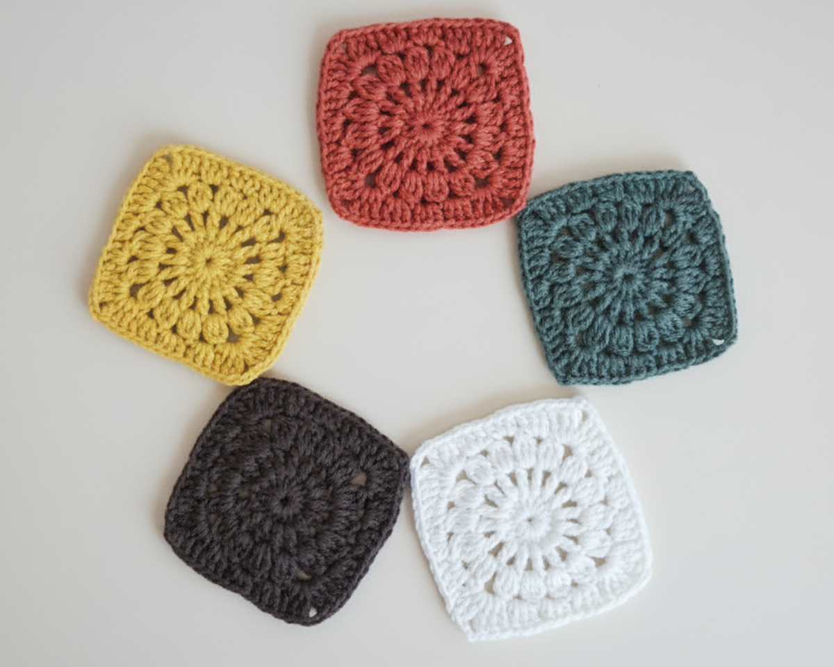 Sunshine Motif Crochet Pattern