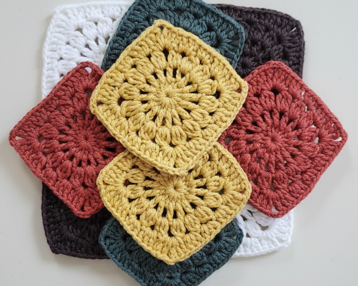 Sunshine Motif Crochet Pattern