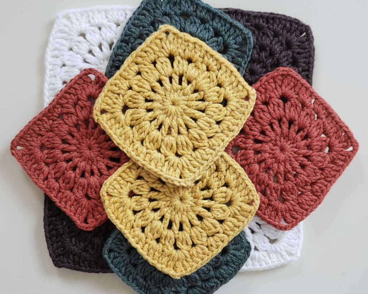 Sunshine Motif Crochet Pattern