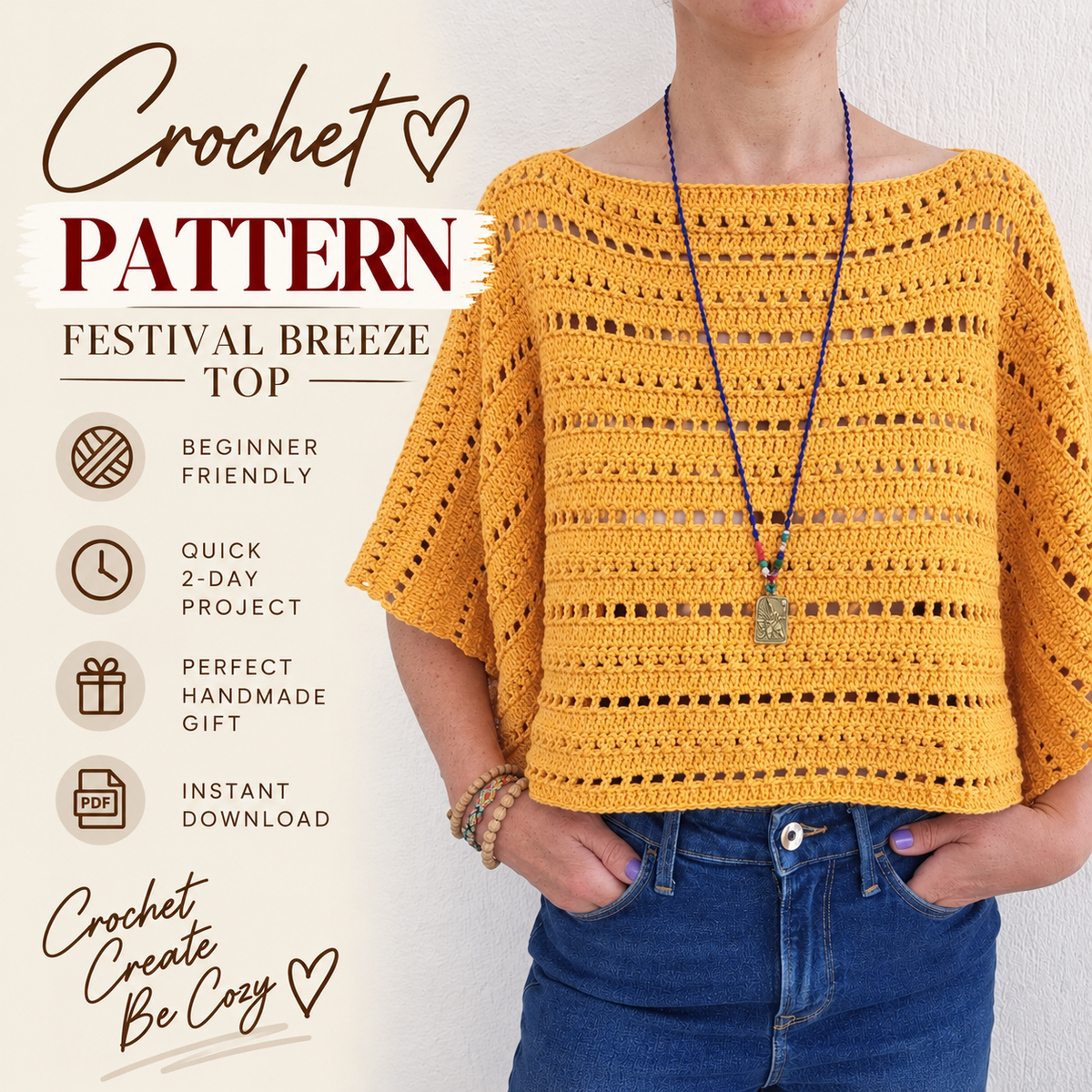 Festival Breeze Top Crochet Pattern