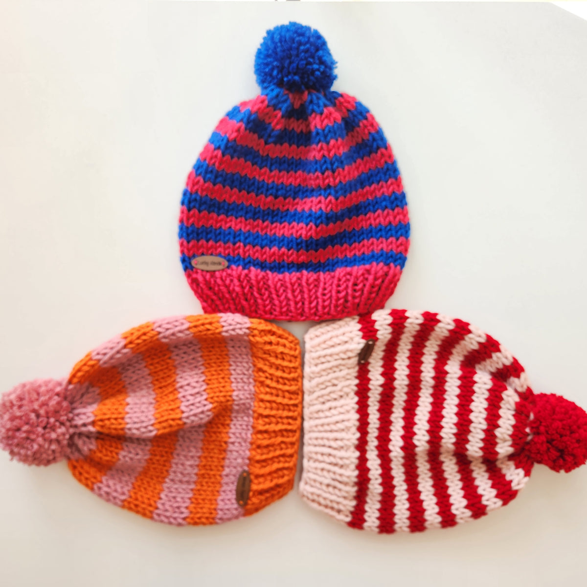 Rolling Stripes Beanie & Scarf Pattern
