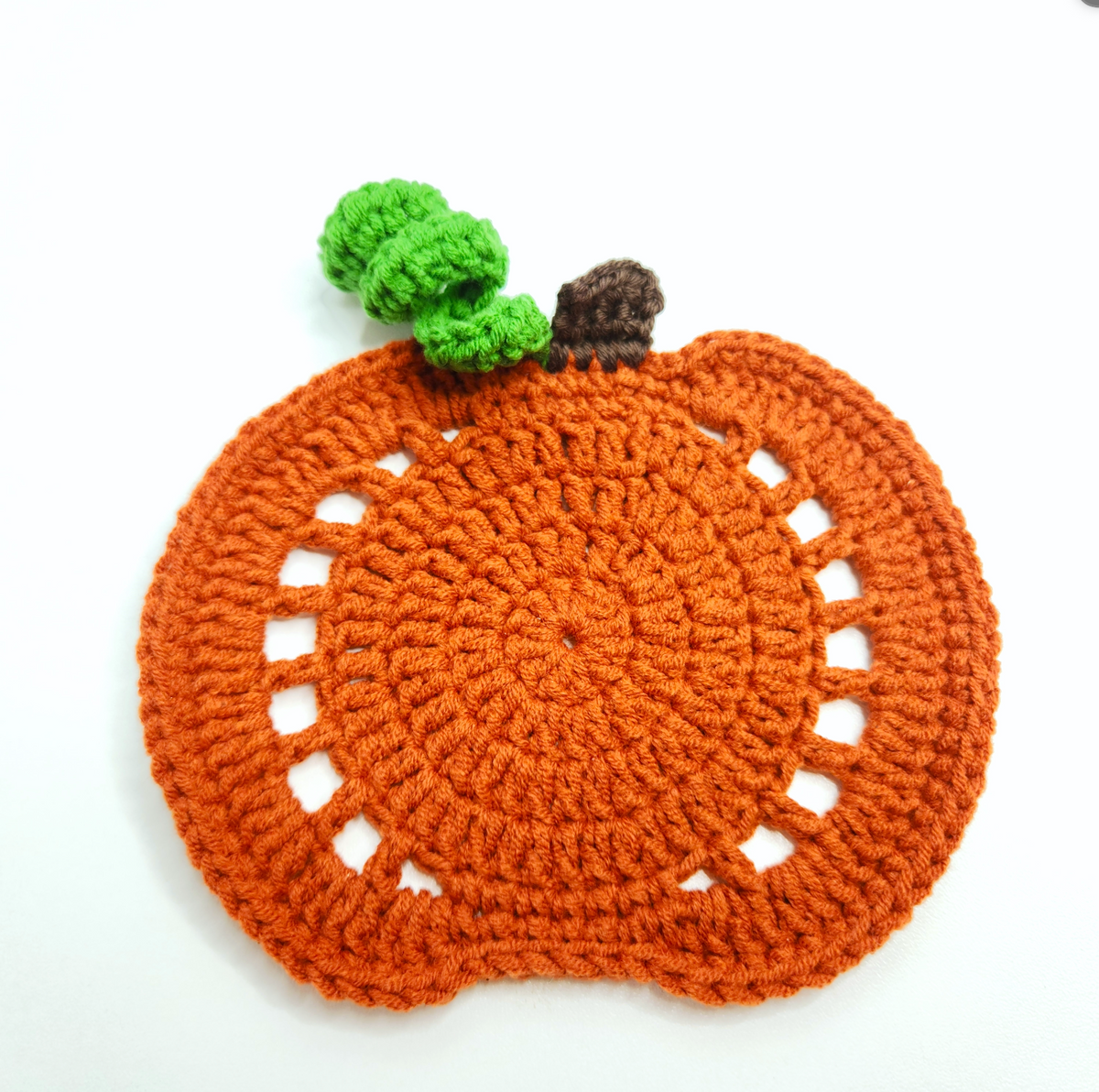 Helloween Pumpkin Motif Crochet Pattern 🎃 Beginner-Friendly Crochet Pattern