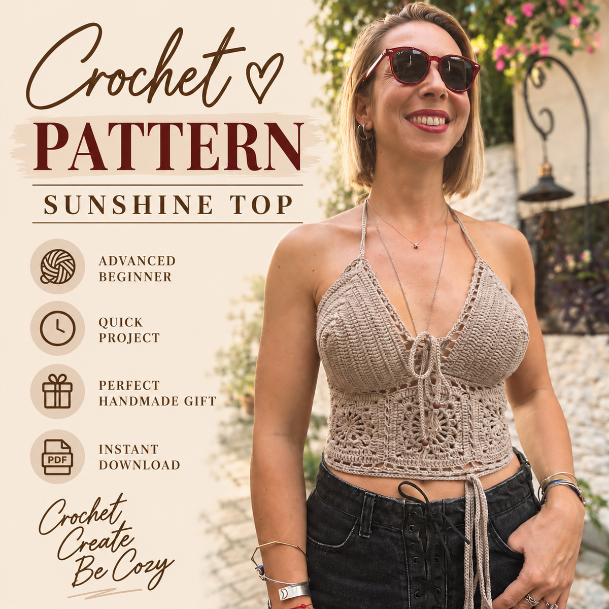 Sunshine Top Crochet Pattern